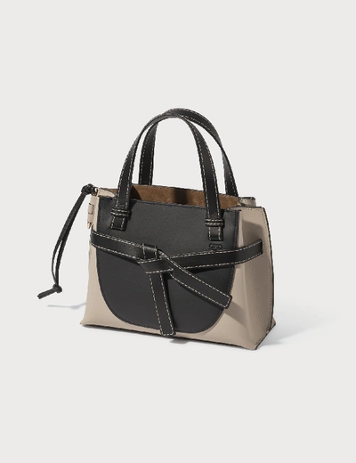 Shop Loewe Gate Top Handle Mini Bag In Black