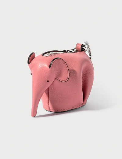 Shop Loewe Elephant Charm In Pink