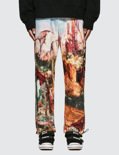 Shop Palm Angels Canyon Pants In Multicolor