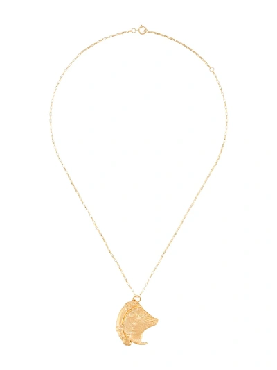 Shop Alighieri The Old Time's Sake Necklace In Gold