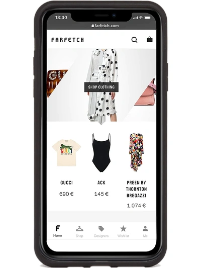 Shop Prada Iphone 11 Pro Max Case In Black