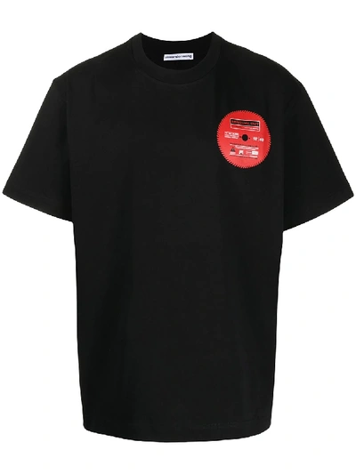 Shop Alexander Wang Logo Patch T-shirt In Black