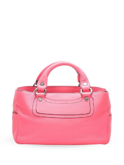 Pre-owned Celine 2018  Panelled Tote In Pink