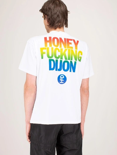 Shop Honey Fucking Dijon Large White Logo T-shirt