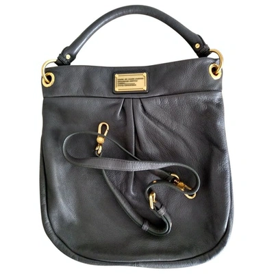 Pre-owned Marc By Marc Jacobs Classic Q Anthracite Leather Handbag