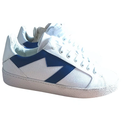 Pre-owned Maje White Cloth Trainers