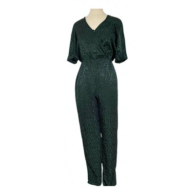 Pre-owned Topshop Jumpsuit In Green