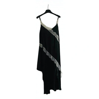 Pre-owned Twinset Black Silk Dress