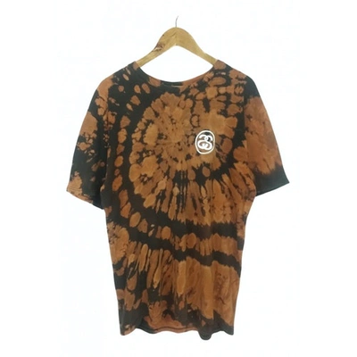 Pre-owned Stussy Brown Cotton T-shirt