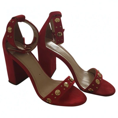 Pre-owned Maje Spring Summer 2019 Red Suede Sandals