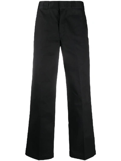 Shop Dickies Construct High-waisted Straight Leg Work Trousers In Black