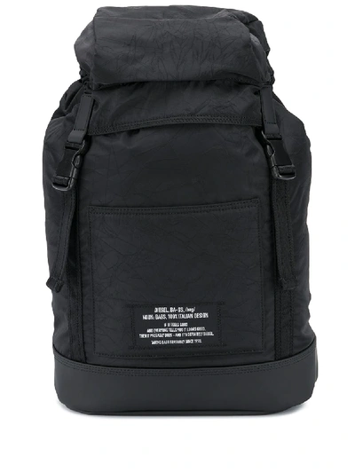 Shop Diesel F-suse Backpack In Black