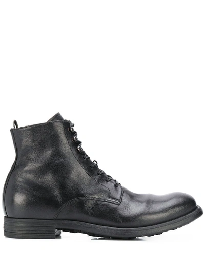 Officine Creative Ankle Boots In Black