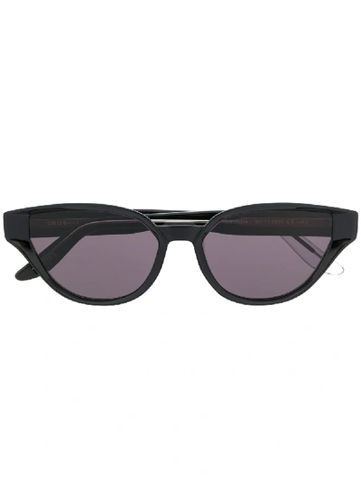 Shop Snob Sfitinzia Cat-eye Frame Sunglasses In Black