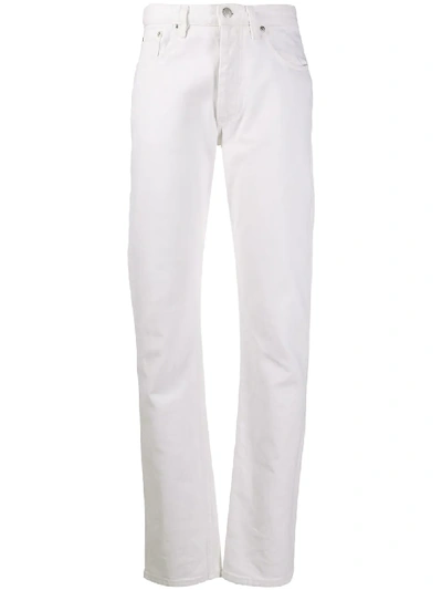 Pre-owned Helmut Lang 2000s Straight-leg Jeans In White