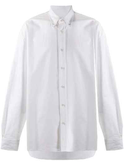 Shop Bottega Veneta Button-up Shirt In White