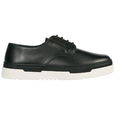 Shop Valentino H222 Lace-up Shoes In Nero