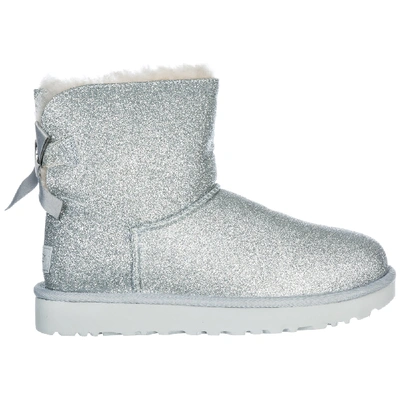 Shop Ugg Golden Boots In Silver