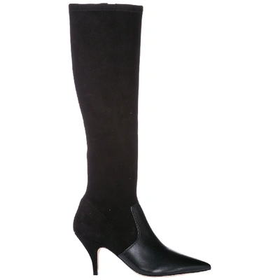 Shop Tory Burch Georgina Knee High Boots In Perfect Black