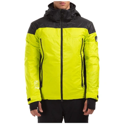Shop Ea7 Emporio Armani  Textum 7 Ski Jackets In Sulphur Spring