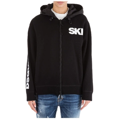 Shop Dsquared2 Edward Hoodie In Nero