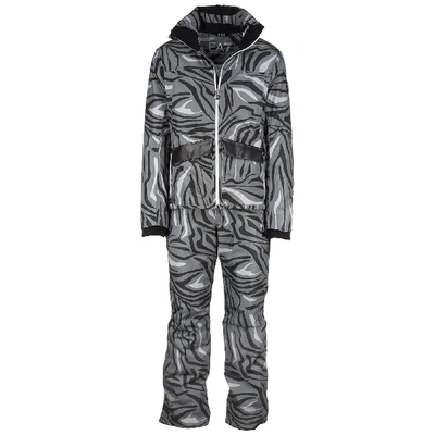 Shop Ea7 Emporio Armani  Monny Ski Suit In Nero