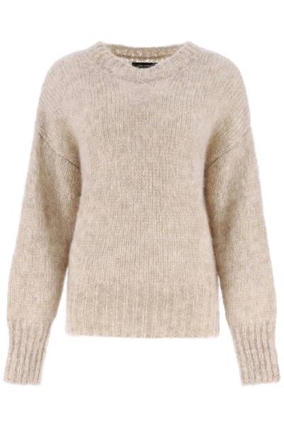 Shop Isabel Marant Estelle Sweater In Beige (beige)