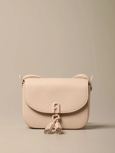 Shop Furla 1927 Leather Shoulder Bag In Pink