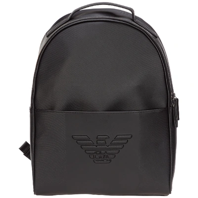 Shop Emporio Armani Teddy Bear Backpack In Black