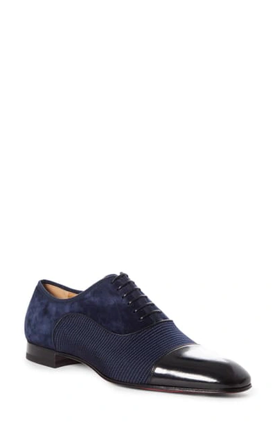 Shop Christian Louboutin Greggo Cap Toe Oxford In Version Multi