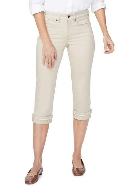 Shop Nydj Marilyn Crop Cuff Jeans In Feather