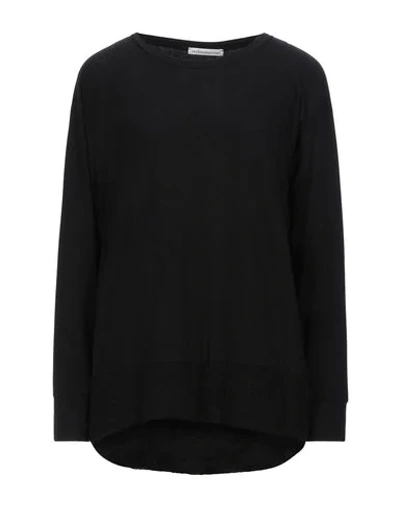 Shop Stefano Mortari Woman T-shirt Black Size 8 Viscose, Elastane, Wool