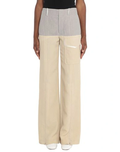 Shop Chloé Woman Pants Grey Size 4 Viscose, Linen