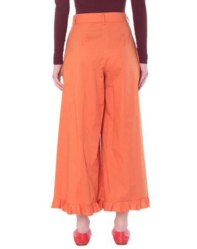 Shop L'autre Chose L' Autre Chose Woman Pants Orange Size 8 Cotton, Elastane