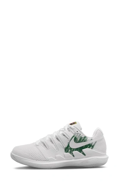 Shop Nike Air Zoom Vapor X Tennis Shoe In White/clover/gorge Green/white