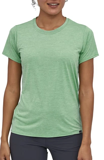 Shop Patagonia Capilene Cool Daily T-shirt In Gypsum Green