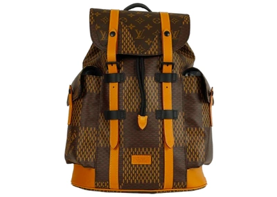 Pre-owned Louis Vuitton X Nigo Christopher Backpack Damier Ebene