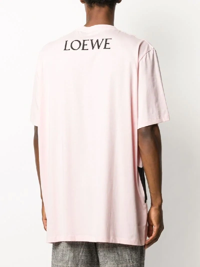Shop Loewe Rooster Oversize T-shirt In Pink