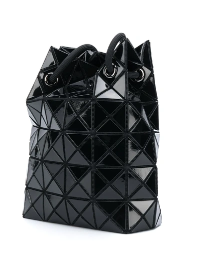 Shop Bao Bao Issey Miyake Lucent Drawstring Crossbody Bag In Black