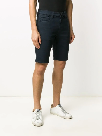 Shop J Brand Denim Chino Shorts In Blue