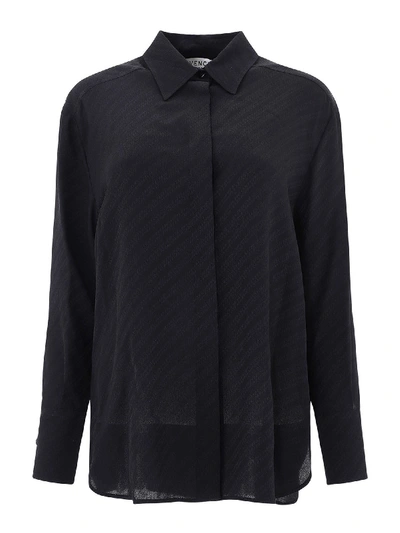 Shop Givenchy Chane Shirt In Black