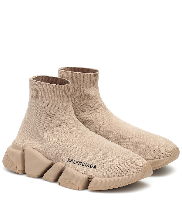 balenciaga speed trainer beige