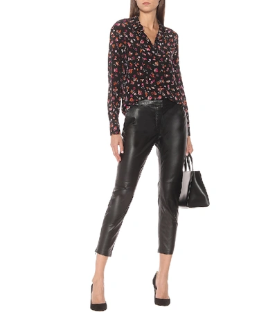 Shop Altuzarra Henri High-rise Leather Pants In Black