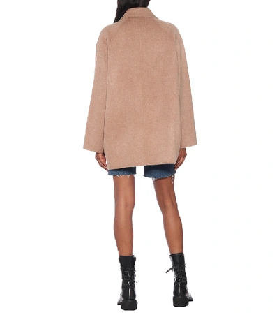 Shop Acne Studios Wool Coat In Brown