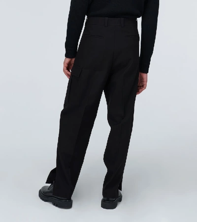 Oamc Colonel Wool Pants In Black