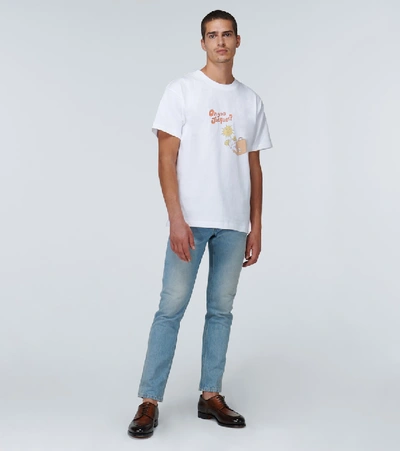 Shop Jacquemus Le T-shirt Jacques T-shirt In White