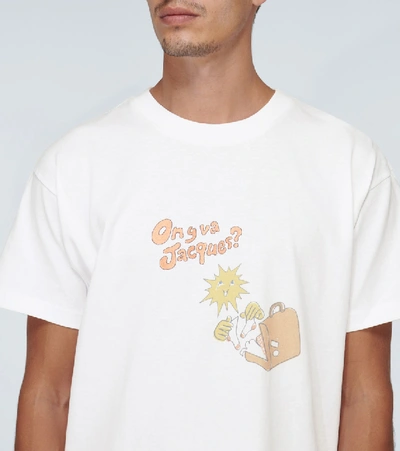 Shop Jacquemus Le T-shirt Jacques T-shirt In White