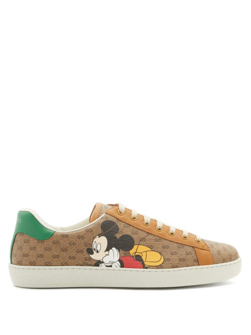 gucci mickey mouse trainers
