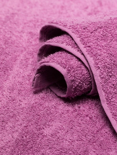 Shop Tekla Pink Organic Cotton Towel Set In Violett