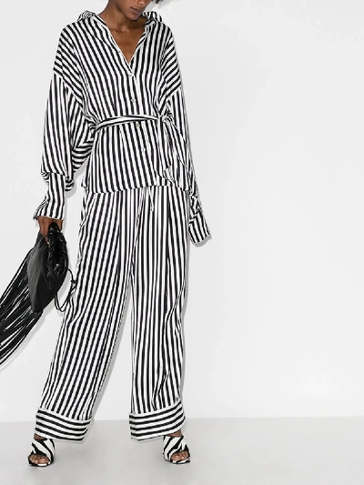 Shop Sleeper Stripe Pyjamas In Black